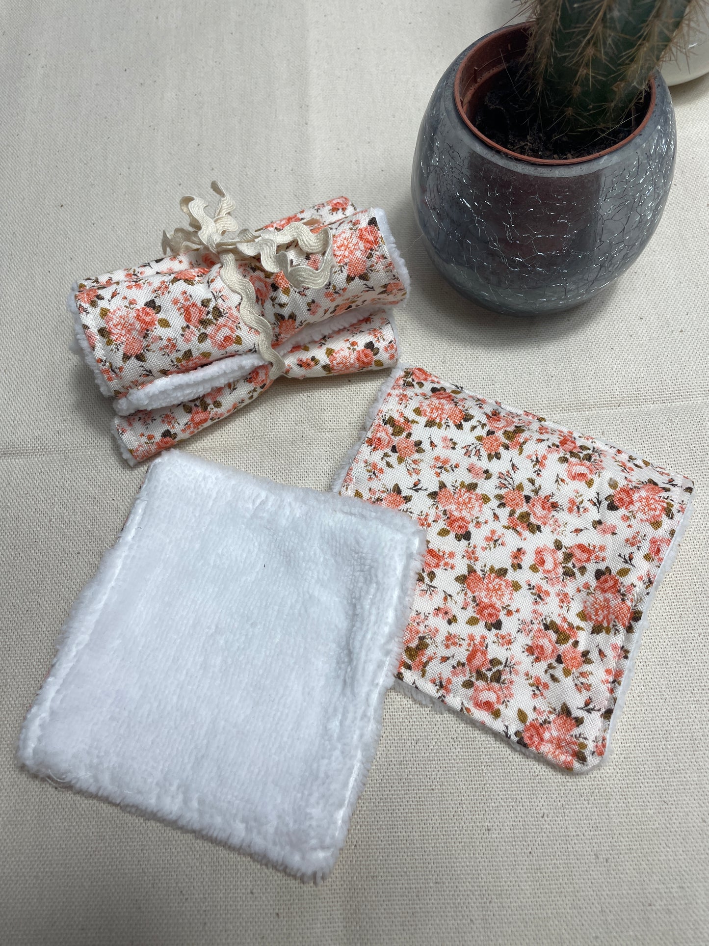 Lot de 6 lingettes lavables