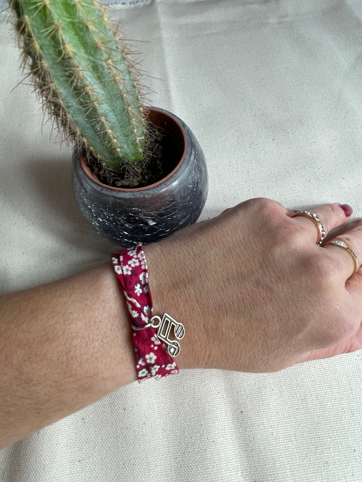 Bracelet Double réglable "MUSIQUE"