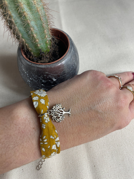 Bracelet Double réglable "ARBRE DE VIE "